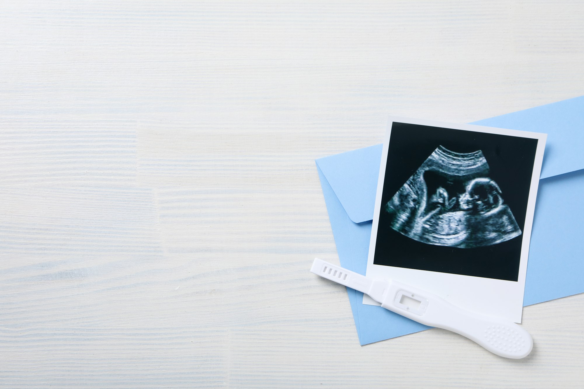 Concept of pregnancy and maternity, space for text